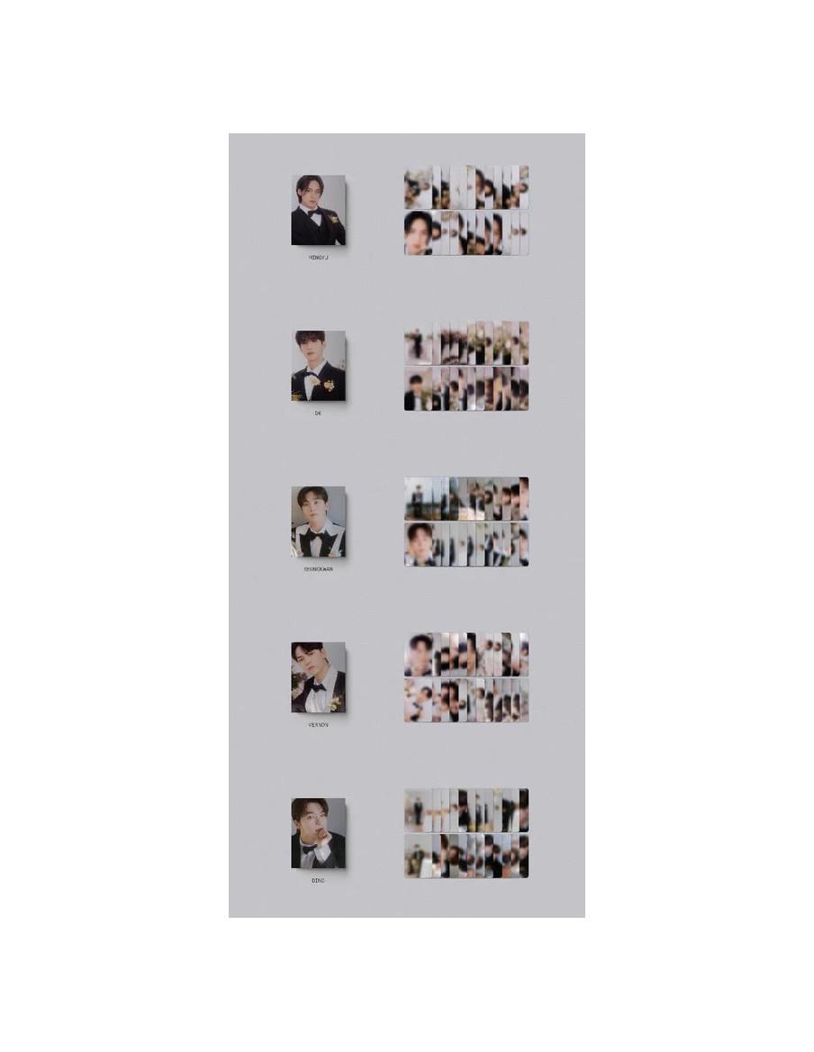 SEVENTEEN - FML (10th Mini Album) CARAT ver.  - SEVENTEEN - FML (10th Mini Album)CARAT Ver.Contenido - Carpeta de tapa dura + fo