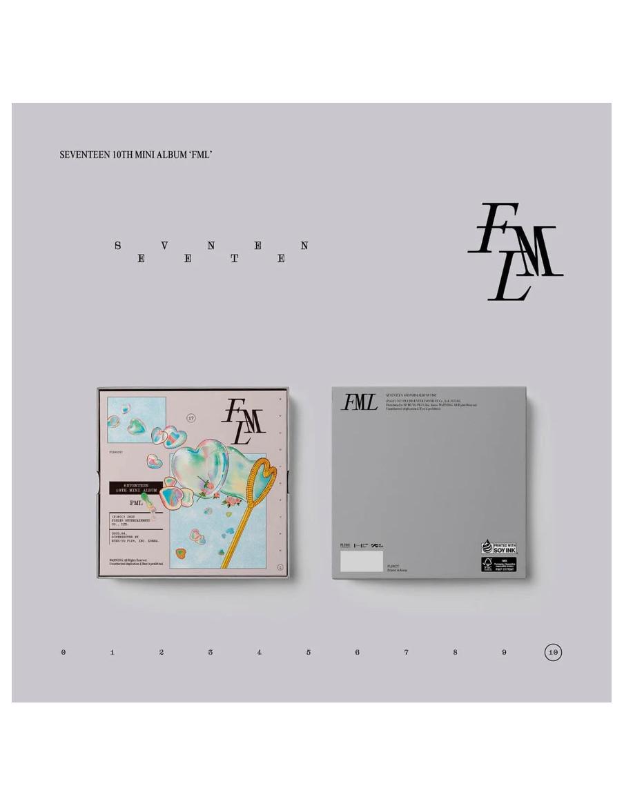 SEVENTEEN - FML (10th Mini Album) CARAT ver.  - SEVENTEEN - FML (10th Mini Album)CARAT Ver.Contenido - Carpeta de tapa dura + fo