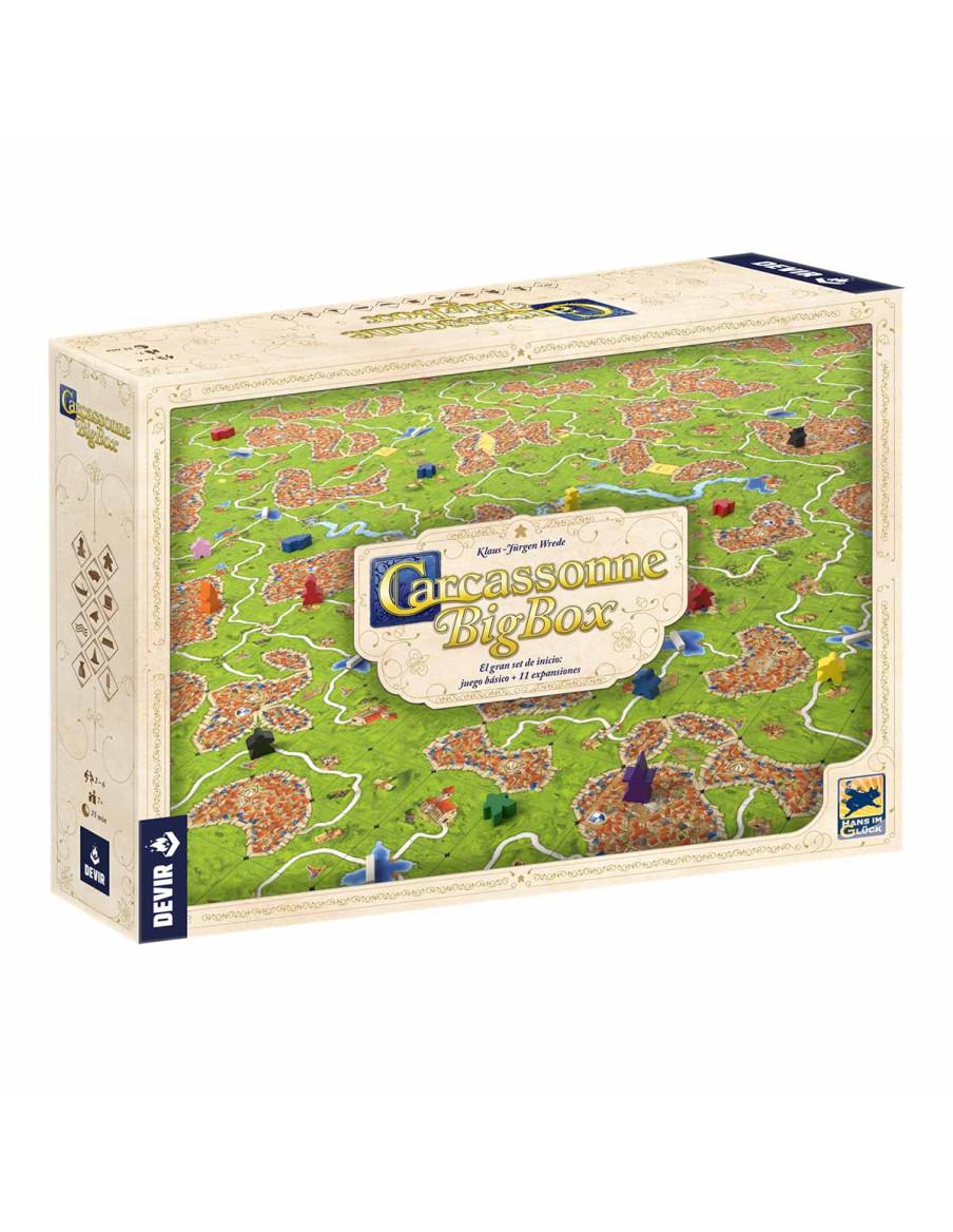 Carcassonne Big Box  - Carcassonne Big Box es una edición especial del emblemático juego familiar de colocación de losetas Carca