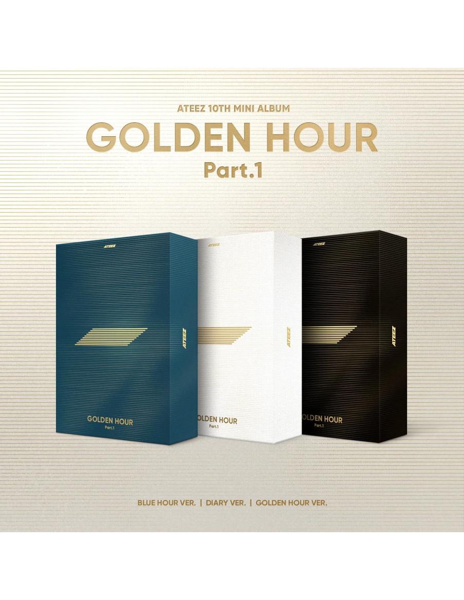 Ateez - Golden Hour: PART 1 (10TH mini Album)  -   Ateez - Golden Hour : PART 1 (10TH MINI ALBUM)Opciones disponibles: Blue Hour
