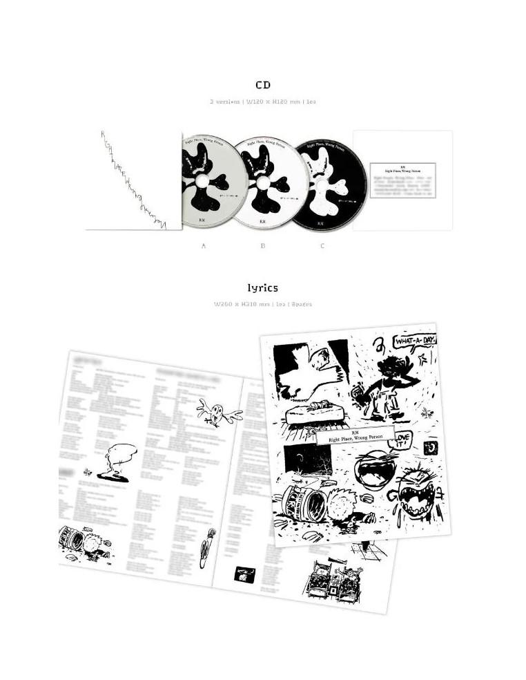 BTS - RM - Right Place, Wrong Person (2ND Album en Solitario)  - BTS - RM - Right Place, Wrong Person (2ND Album en Solitario) V