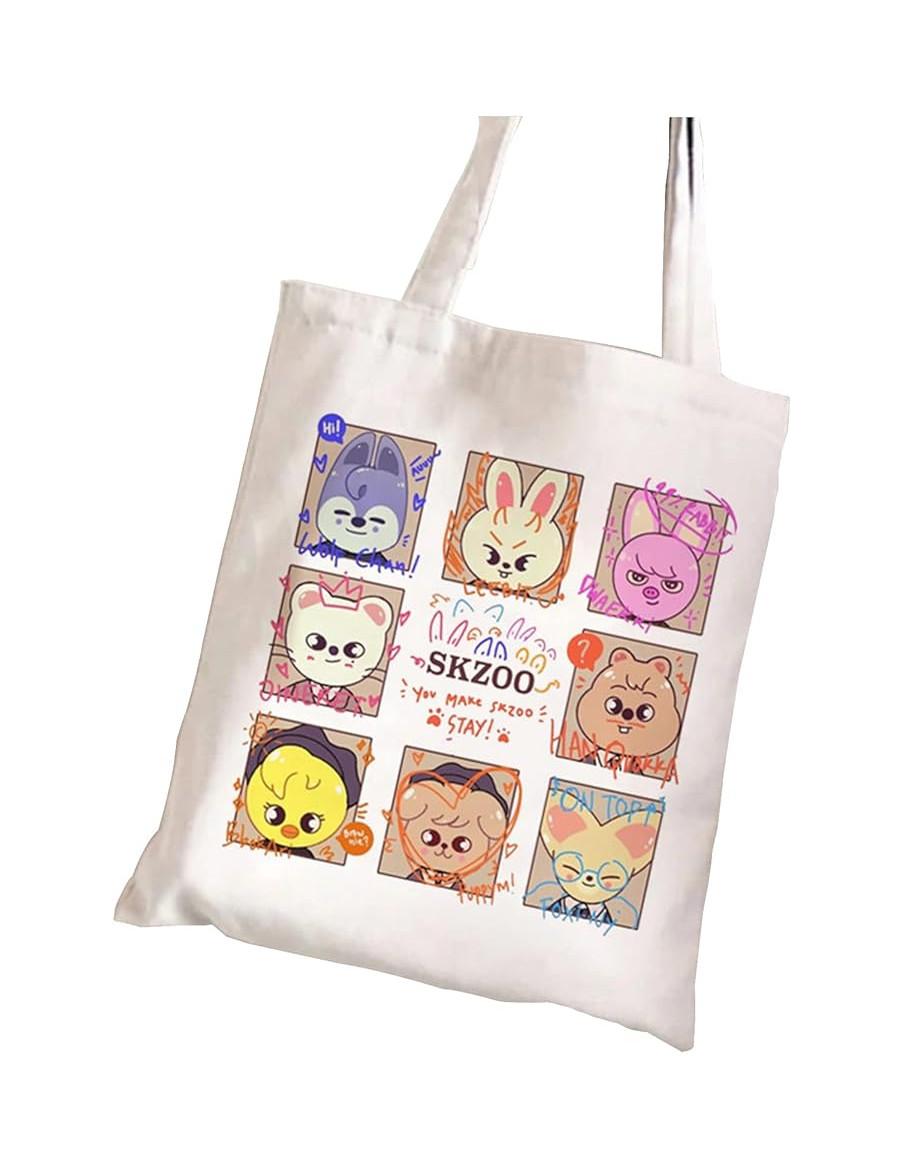 Bolsa Tela Skzoo (Stray Kids)  - Bolso tipo Tote Bag