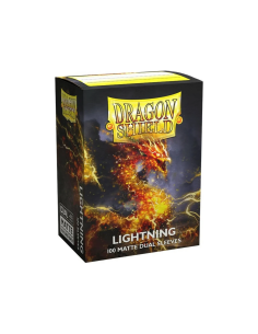 Fundas Dragon Shield Tamaño Standard (63x88mm) - Lightning Dual Mate (100)  - Fundas compatibles con Magic The Gathering, Pokémo