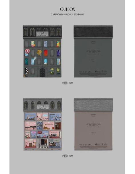 SEVENTEEN - Best Album - 17 Is Right Here  - SEVENTEEN - Best Album - 17 Is Right Here  2 Versiones: HERE (ventanas) / HEAR (hab 2