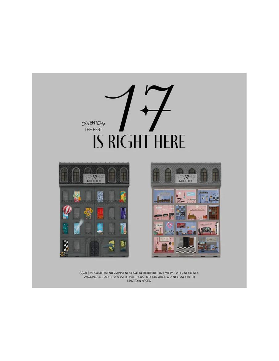 SEVENTEEN - Best Album - 17 Is Right Here  - SEVENTEEN - Best Album - 17 Is Right Here  2 Versiones: HERE (ventanas) / HEAR (hab