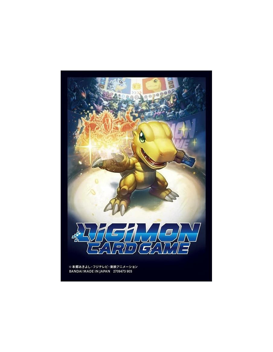 Sleeves Digimon Agumon 3rd Anniversary Art Standard size (60)  - Sleeves Digimon Beelstarmon Size Standard (60)