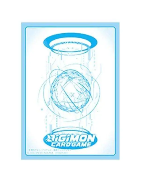 Fundas Digimon White card back 3rd Anniversary Art Tamaño Standard (60)  - 10Fundas Digimon White card back 3rd Anniversary Art 