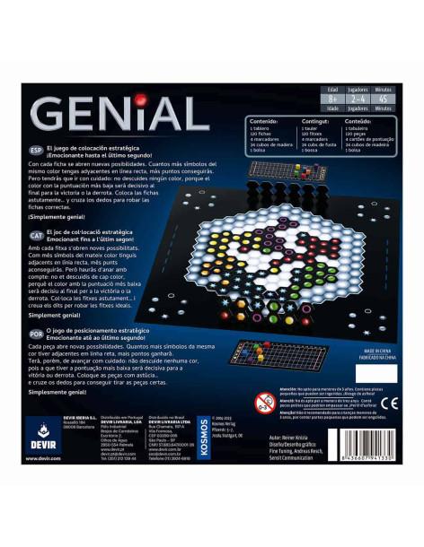 Genial. Juego de Mesa  - Genial es un juego de tablero imaginativo, de reglas sencillas y fácil aprendizaje. Genial es un increí 2