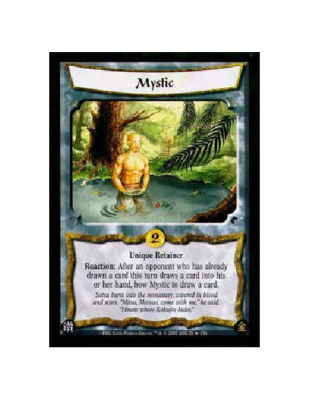 Mystic FOIL  - Unique RetainerReaction: After an opponent who has already drawn a card this turn draws a card into his or her ha