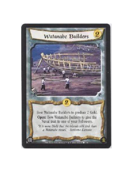 Watanabe Builders  - Bow Watanabe Builders to produce 2 Gold.Open: Bow Watanabe Builders to give the Naval trait to one of your 