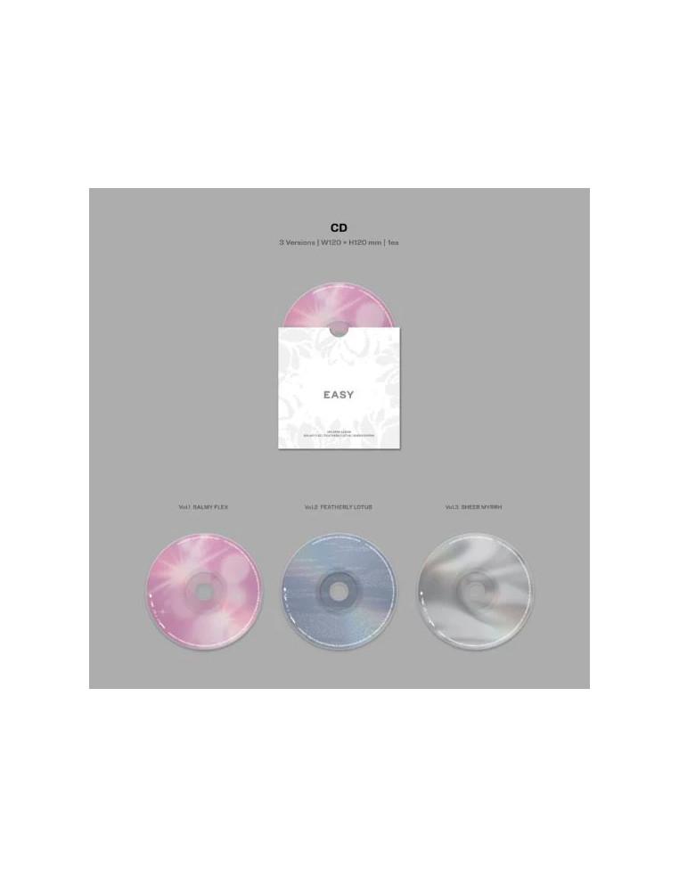 LE SSERAFIM - Easy (3er Mini Album)  - LE SSERAFIM - Easy (3er Mini Album) 3 Versiones: Vol.1 (rosa) / vol.2 (azul) / vol.3 (gri