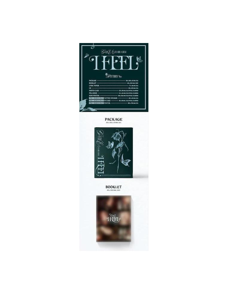 (G)I-DLE - I Feel (6th Mini Album)  - (G)I-DLE - I Feel (6th Mini Album) 3 versiones: Queen (naipe) / Butterfly (flor y mariposa