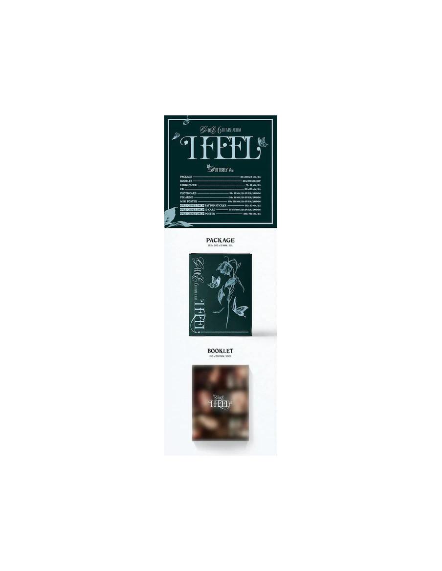 (G)I-DLE - I Feel (6th Mini Album)  - (G)I-DLE - I Feel (6th Mini Album) 3 versiones: Queen (naipe) / Butterfly (flor y mariposa