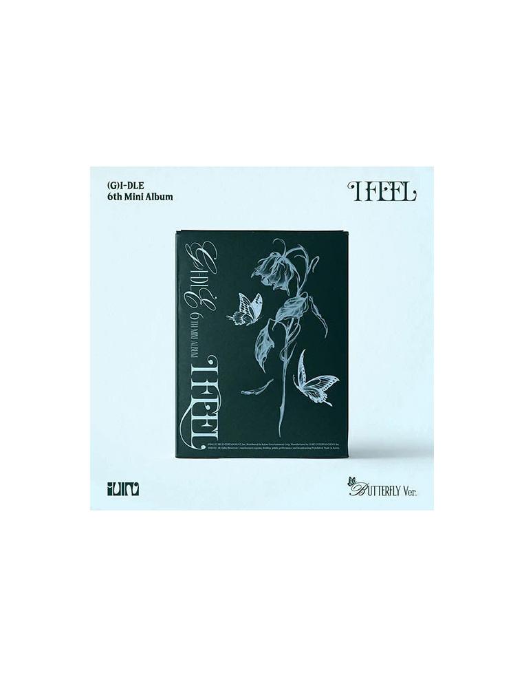 (G)I-DLE - I Feel (6th Mini Album)  - (G)I-DLE - I Feel (6th Mini Album) 3 versiones: Queen (naipe) / Butterfly (flor y mariposa