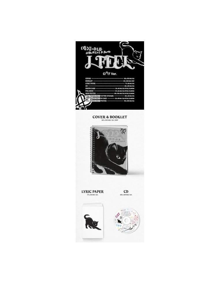 (G)I-DLE - I Feel (6th Mini Album)  - (G)I-DLE - I Feel (6th Mini Album) 3 versiones: Queen (naipe) / Butterfly (flor y mariposa