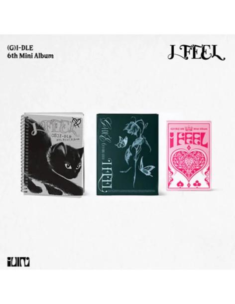 (G)I-DLE - I Feel (6th Mini Album)  - (G)I-DLE - I Feel (6th Mini Album) 3 versiones: Queen (naipe) / Butterfly (flor y mariposa