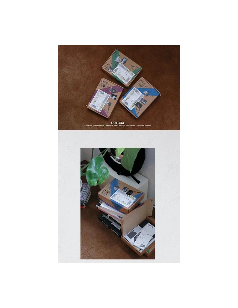 BTS - V - Layover (1st Solo Album)  - Libro fotográfico A (124 páginas)Fotolibro B de 20 páginasLibro de letras (12 páginas)2 Po