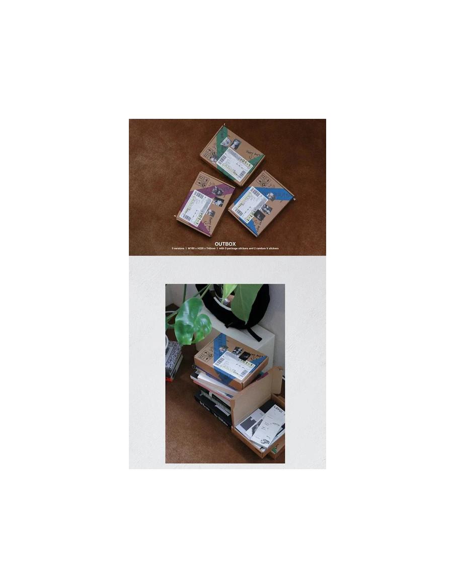 BTS - V - Layover (1st Solo Album)  - Libro fotográfico A (124 páginas)Fotolibro B de 20 páginasLibro de letras (12 páginas)2 Po