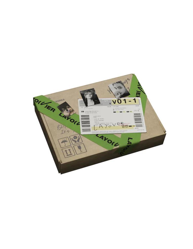 BTS - V - Layover (1st Solo Album)  - Libro fotográfico A (124 páginas)Fotolibro B de 20 páginasLibro de letras (12 páginas)2 Po