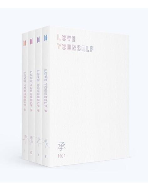 BTS - Love Yourself 'HER' (5th Mini Album)  - BTS V - Layover (1st Solo Album)3 versiones: Ver.1 (verde) / ver.2 (azul) / ver.3