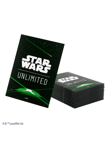 Star Wars: Unlimited - Art Sleeves: Back Green (60)  - 