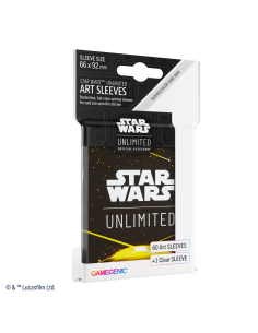 Star Wars: Unlimited - Art Sleeves: Back Yellow (60)  -