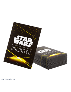 Star Wars: Unlimited - Art Sleeves: Back Yellow (60)  -  2