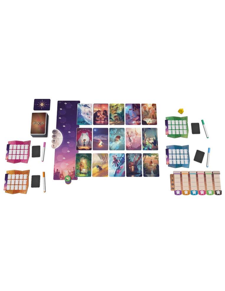Stella. Dixit Universe  - ¡Buscadores estelares! Explorad el cielo y traed algo de luz a vuestro mundo. Stella es un juego compe