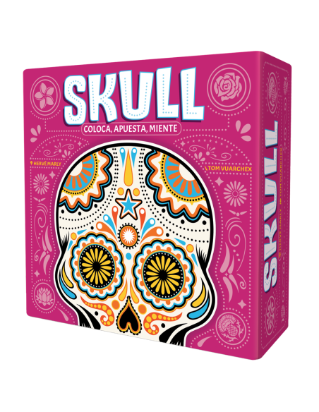 Skull  - COLOCA, APUESTA, MIENTE ¿A cuántos discos les puedes dar la vuelta antes de revelar una calavera?Skull es un juego de f