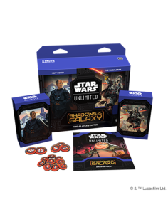 Star Wars Unlimited: 2 player Starter kit. Sombras de la Galaxia. Mandalorian y Moff Gideon (Inglés)  -