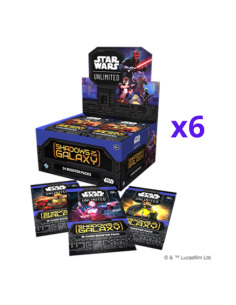 Star Wars Unlimited: Sombras de la Galaxia. Case (6x Caja de sobres) Inglés  - Enter a galaxy of endless possibilities in Star W