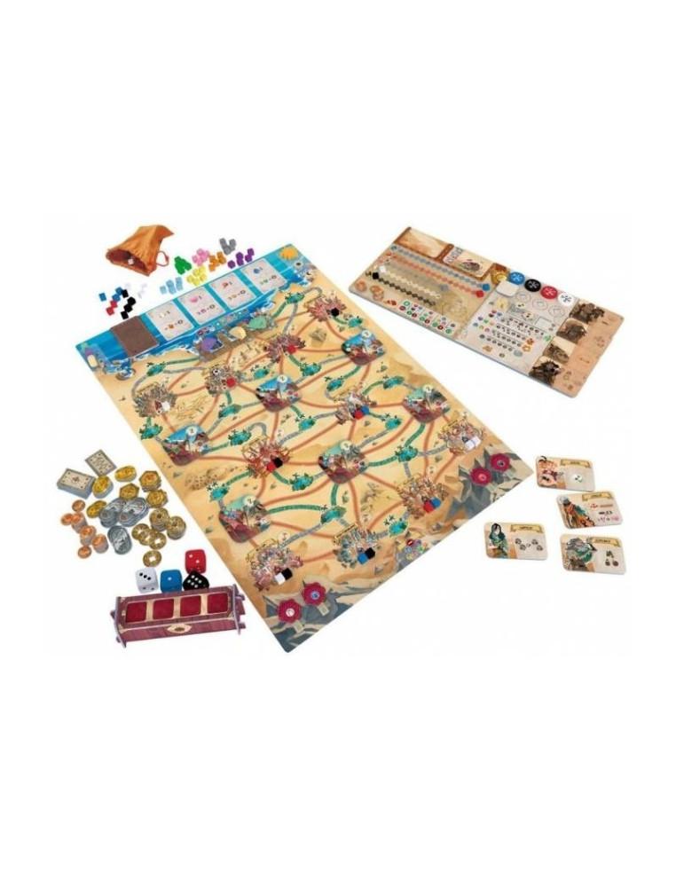 Sand. Juego de Mesa  - SAND. Recorre un desierto lleno de oportunidades! A lomos de tu fiel oruga transportarás toda clase de me