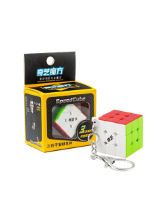 3x3x3 Qiyi Stickerless Keychain  -