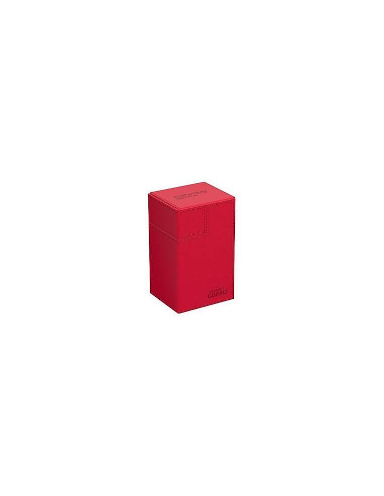 Flip'n'Tray Deck Case 80+ Tamaño Standard XenoSkin Red. Ultimate Guard  - 