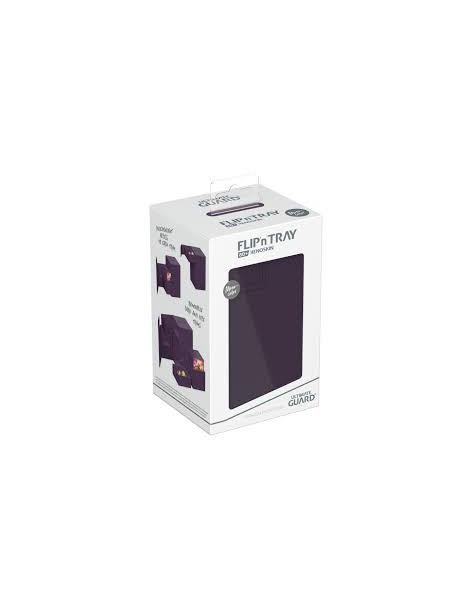 Flip'n'Tray Deck Case 80+ Tamaño Standard XenoSkin Violet. Ultimate Guard  - 