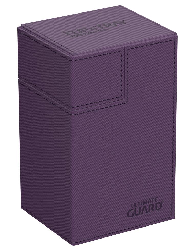 Flip'n'Tray Deck Case 80+ Tamaño Estándar XenoSkin Monocolor Violeta. Ultimate Guard  - 