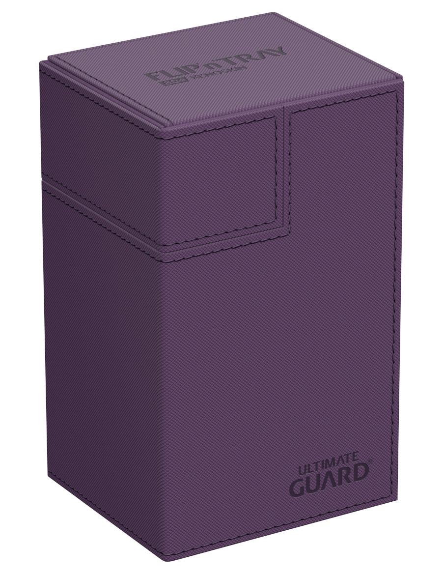 Flip'n'Tray Deck Case 80+ Tamaño Estándar XenoSkin Monocolor Violeta. Ultimate Guard  - 