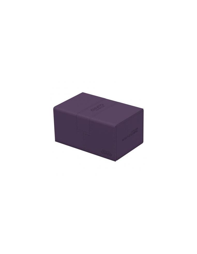 Twin Flip'n'Tray Deck Case 160+ Standard Size XenoSkin Violet Monocolor. Ultimate Guard  - 