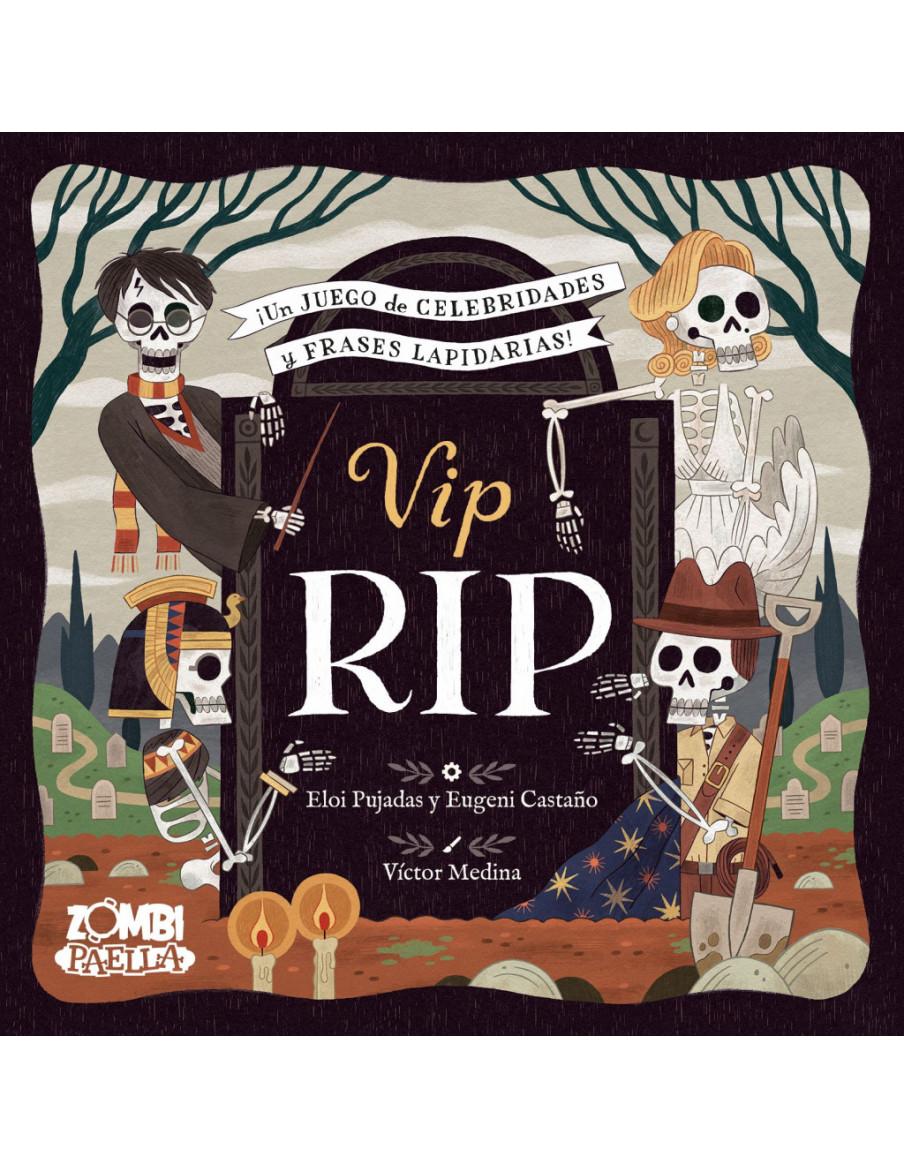 Vip Rip. Juego de Mesa (Español)  - Aurora the Gravedigger es una mujer glamorosa que solo entierra celebridades. ¡Ayúdala a dec