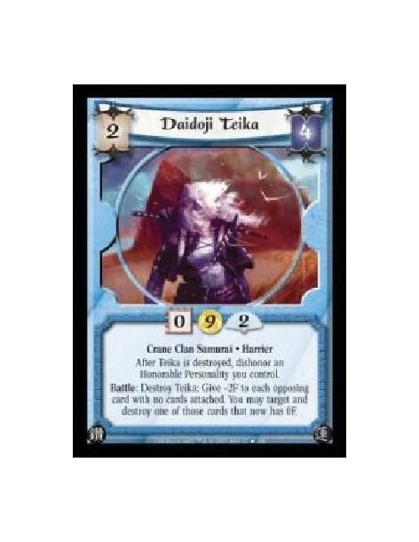 Daidoji Teika FOIL (Español)  - Crane Clan Samurai · Harrier. After Teika is destroyed, dishonor an Honorable Personality you co