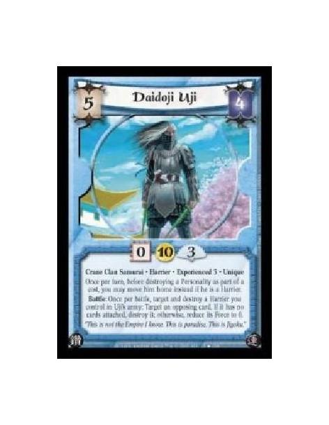 Daidoji Uji Exp3 (Español)  - Crane Clan Samurai · Harrier · Experienced 3 · Unique. Once per turn, before destroying a Personal