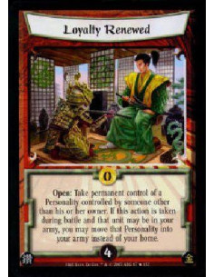 Loyalty Renewed FOIL - Open: Take permanent control of a Personality controlled by someone other than his or her owner. If this