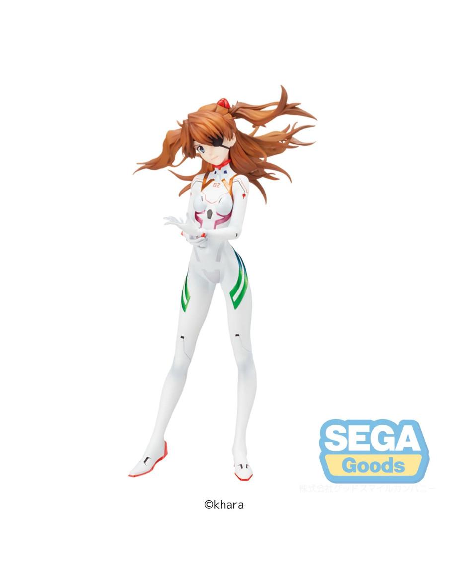 Figura Asuka Last Mission. Evangelion 3.0 + 1.0 Thrice Upon a Time. Activated Colour  - Figura Asuka Last Mission. Evangelion 3.