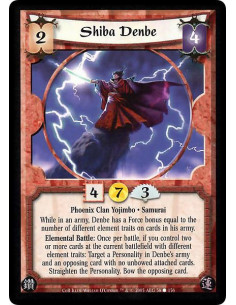 Shiba Denbe - Phoenix Clan Yojimbo · Samurai. While in an army, Denbe has a Force bonus equal to the number of different elemen