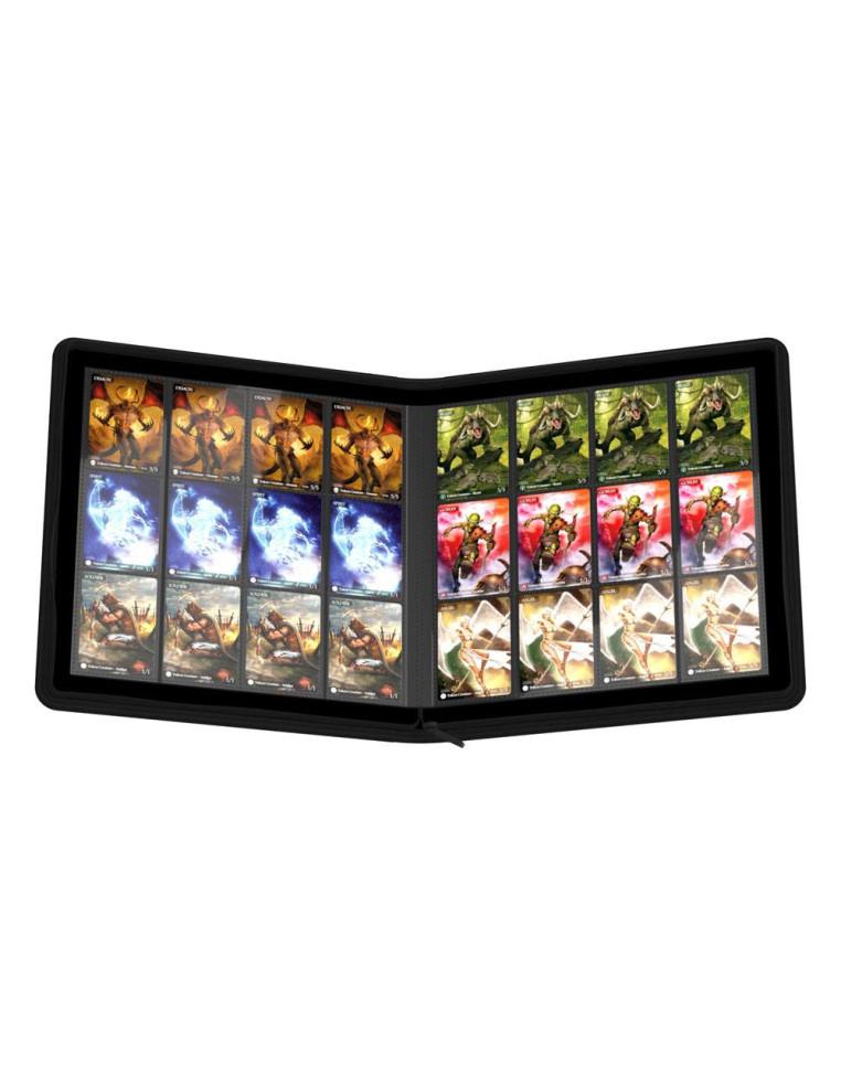 Ultimate Guard Binder Zipfolio Xenoskin (Quadrow) Black(12 Pockets)  - Ultimate Guard Binder Zipfolio Xenoskin (Quadrow) Black(1