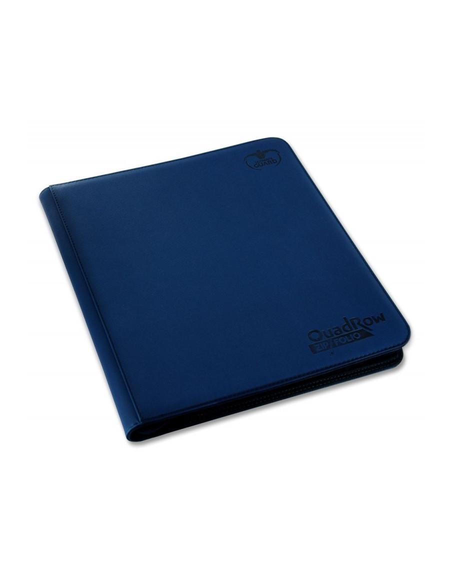 Carpeta Ultimate Guard Zipfolio Xenoskin (Quadrow) Azul (12 Bolsillos)  - Carpeta Ultimate Guard Zipfolio Xenoskin (Quadrow) Azu