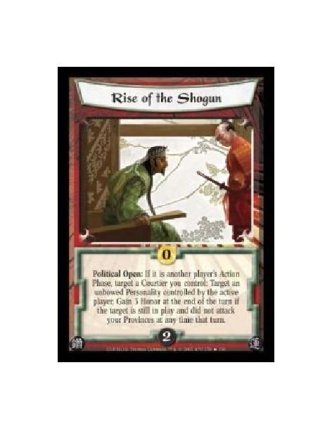 Rise of the Shogun (Spanish)  - Political Open: If it is another player's Action Phase, target a Courtier you control: Target an