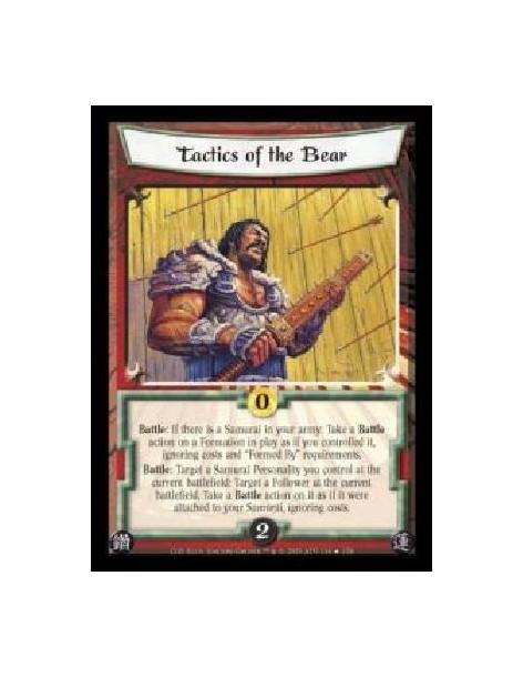 Tactics of the Bear FOIL (Spanish)  - Battle: If there is a Samurai in your army: Take a Battle action on a Formation in play as