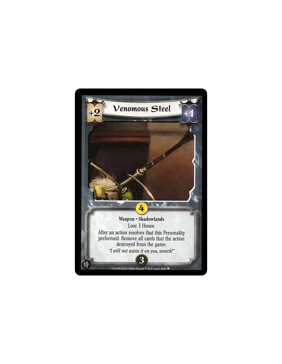 Obsidian Armor  - Armor · Shadowlands Obsidian  Lose 2 Honor.  Reacion: After a Fear action performed by this Personality target