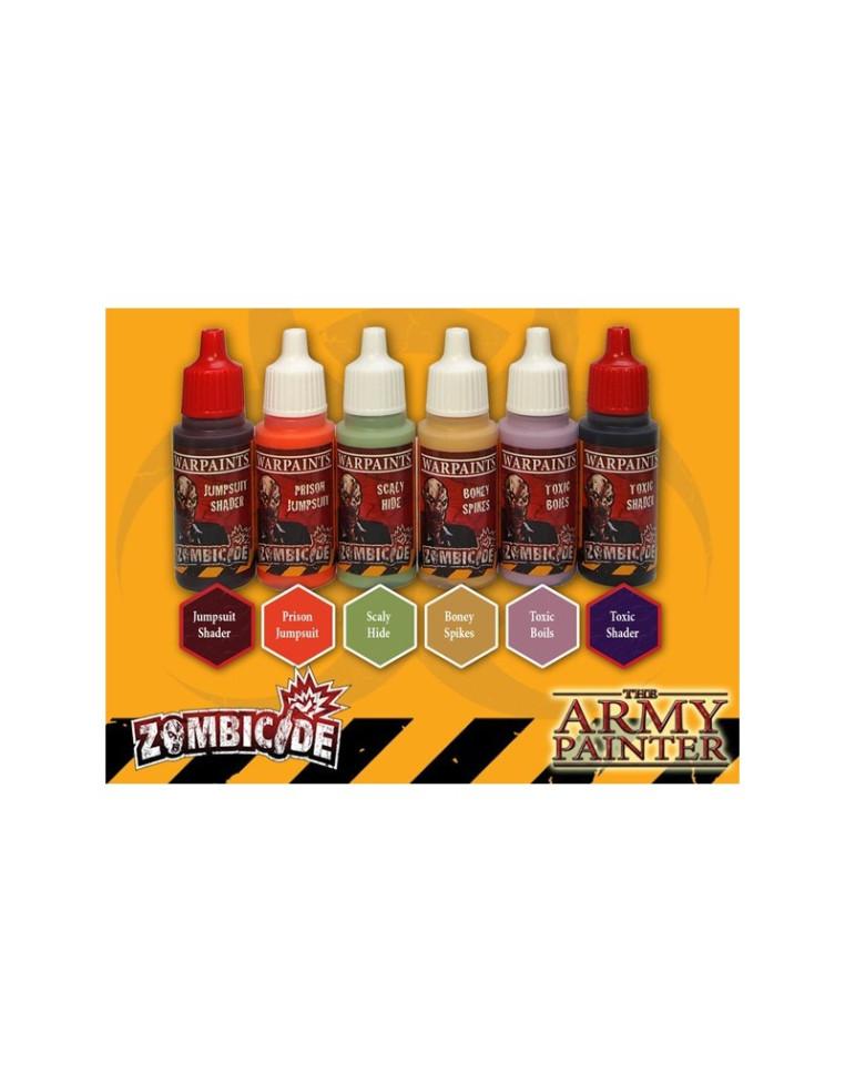 Zombicide. Zombie Toxic/Prison Paint Set  - Zombicide. Zombie Toxic/Prison Paint Set